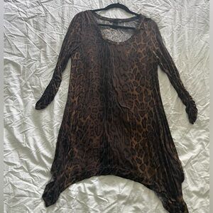 Grace Elements Cheetah Print Tunic
